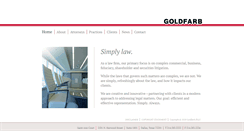 Desktop Screenshot of goldfarbpllc.com